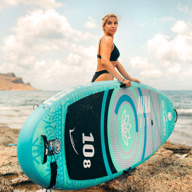 Aqua Spirit Prana 10′8″ Yoga Water AquaFitness Stand Up Paddle